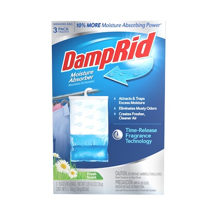 Damprid Hanging Moisture Absorber Fresh Scent 15.4 oz PK3 FG83FSSB
